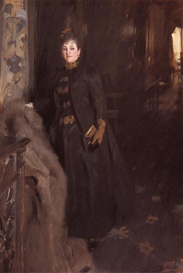 Anders Zorn Madame Clara Rikoff oil painting image